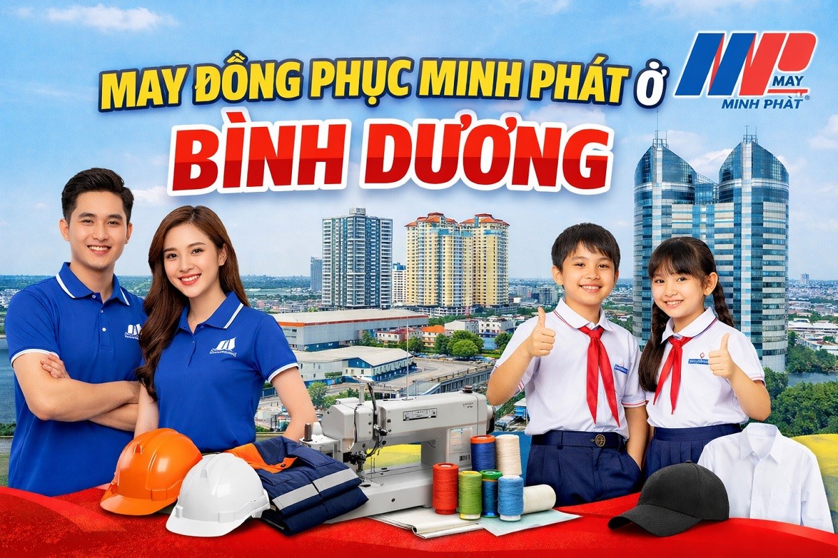 Áo thun đồng phục Bình Dương giá xưởng, may nhanh cho doanh nghiệp