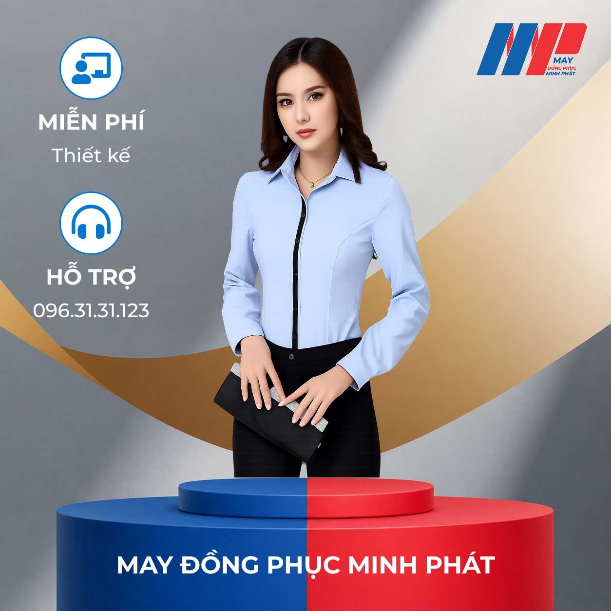 Đồng Phục Áo Sơ Mi mẫu số 105