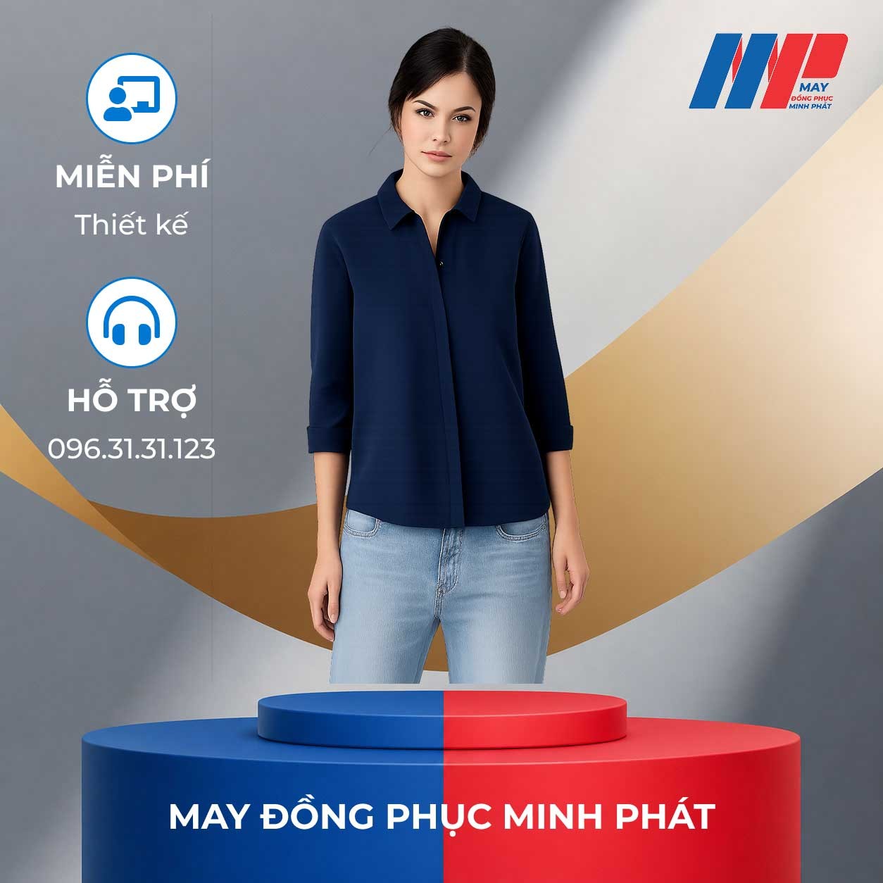 Đồng Phục Áo Sơ Mi mẫu số 106