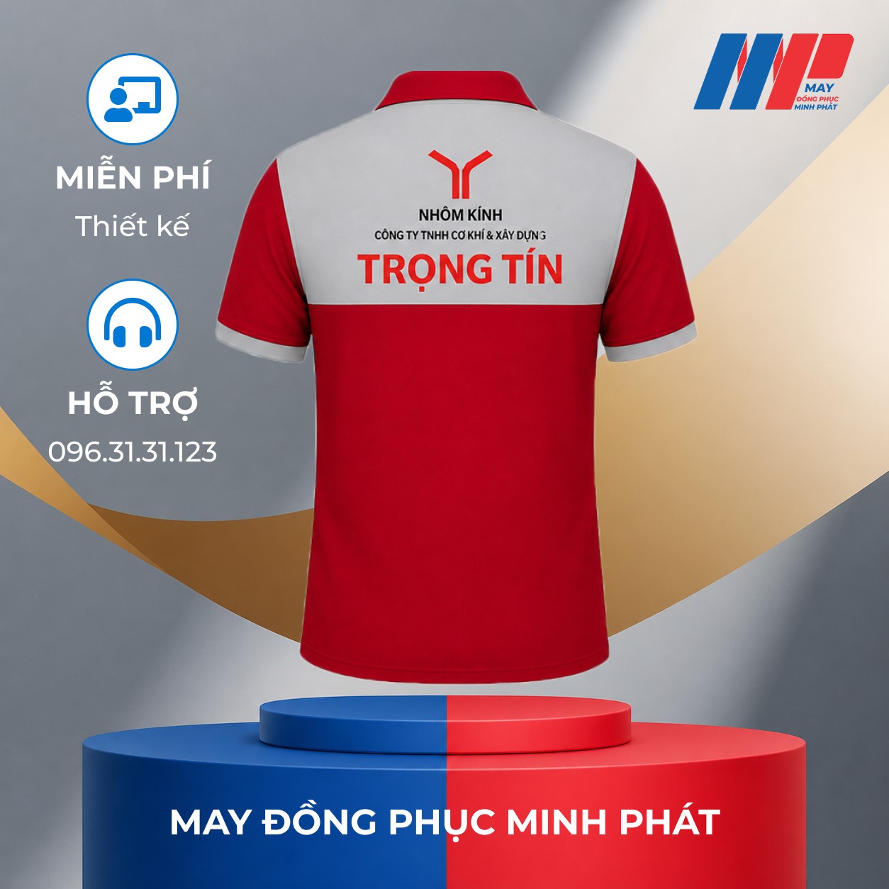 Áo Thun Đồng Phục Mẫu Số 09