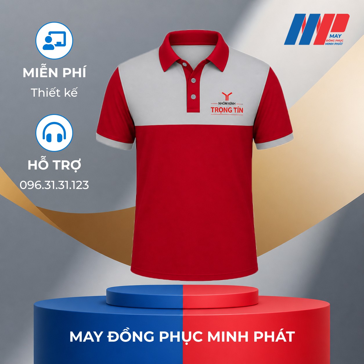 Áo Thun Đồng Phục Mẫu Số 09