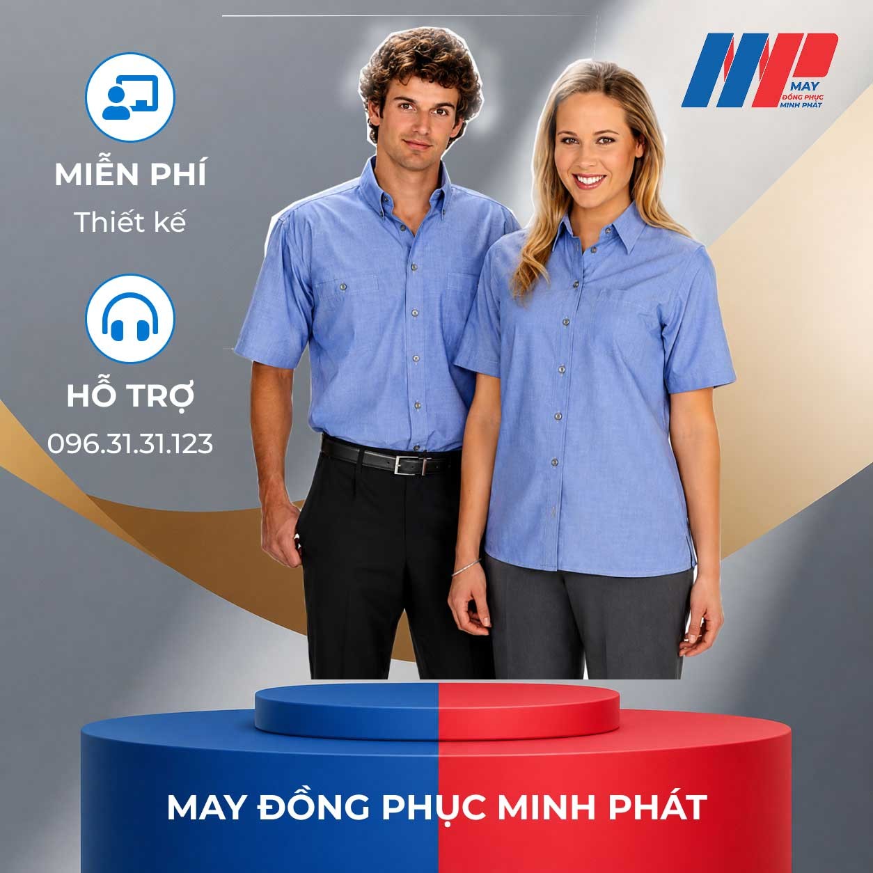 Đồng Phục Áo Sơ Mi mẫu số 123