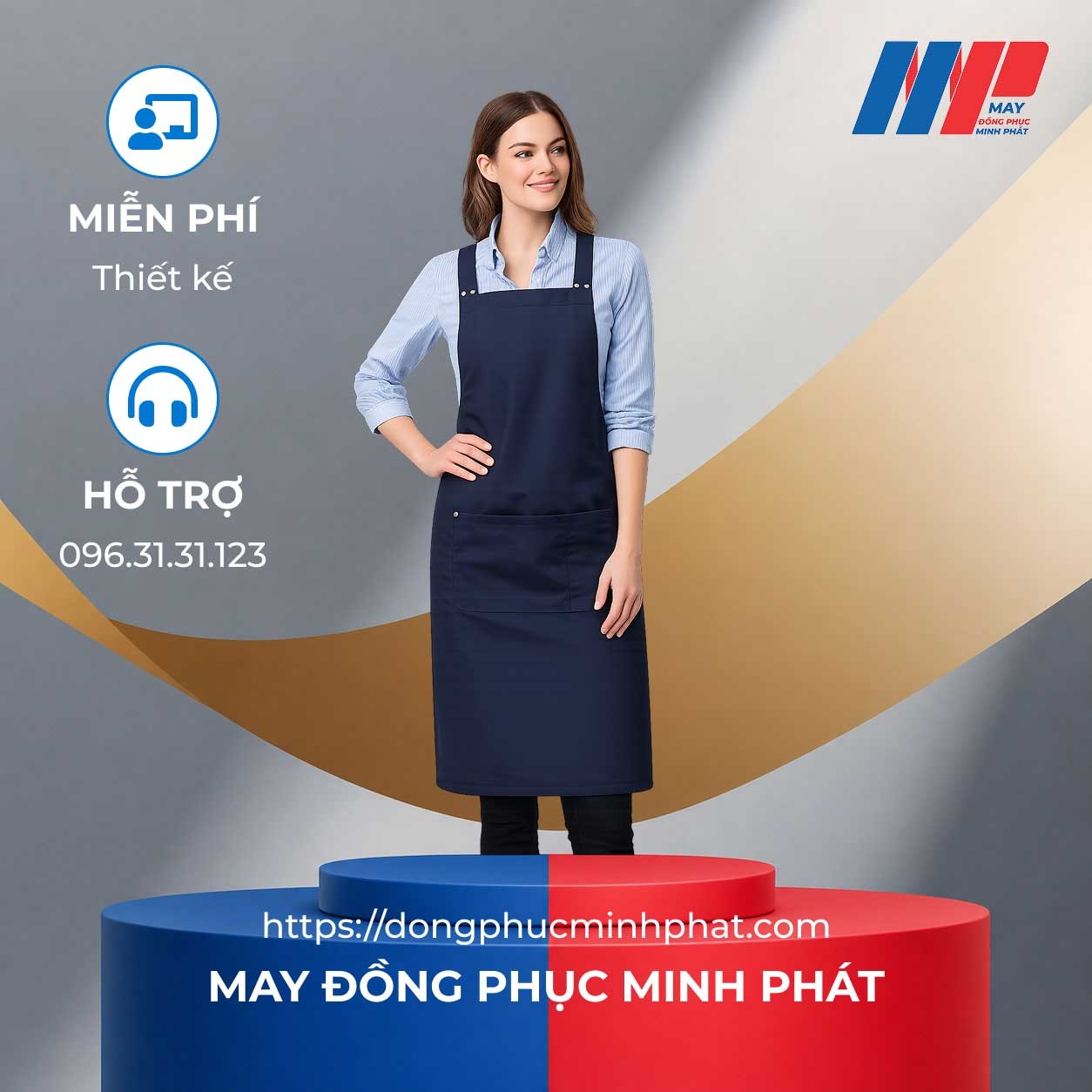 Đồng phục Tạp dề Mẫu số 37