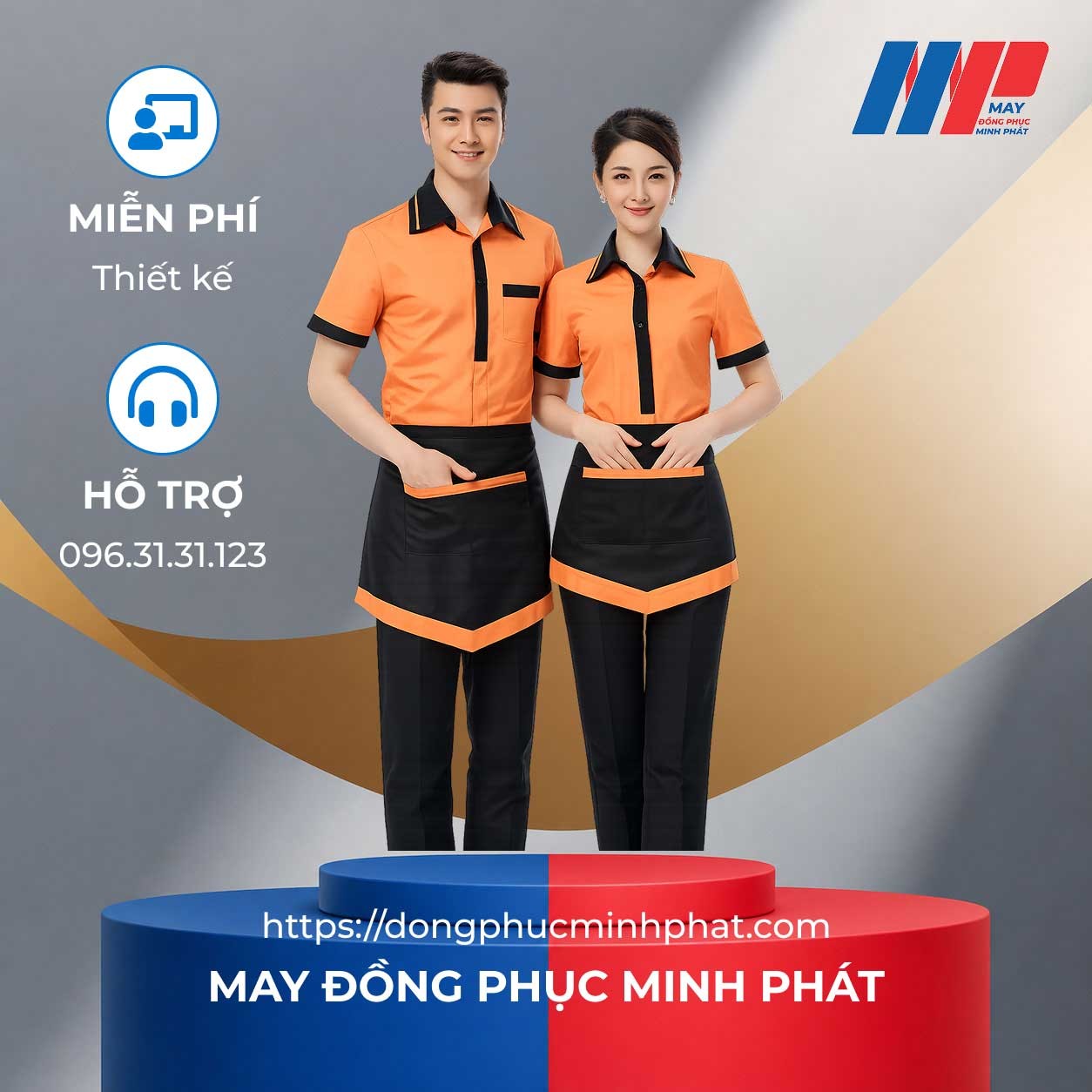 Đồng phục Tạp Dề Mẫu số 39