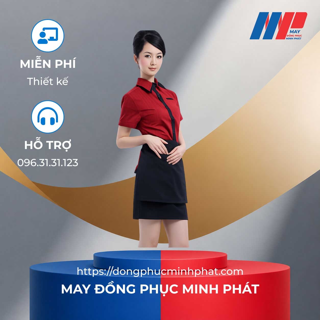 Đồng Phục Tạp Dề Mẫu số 43