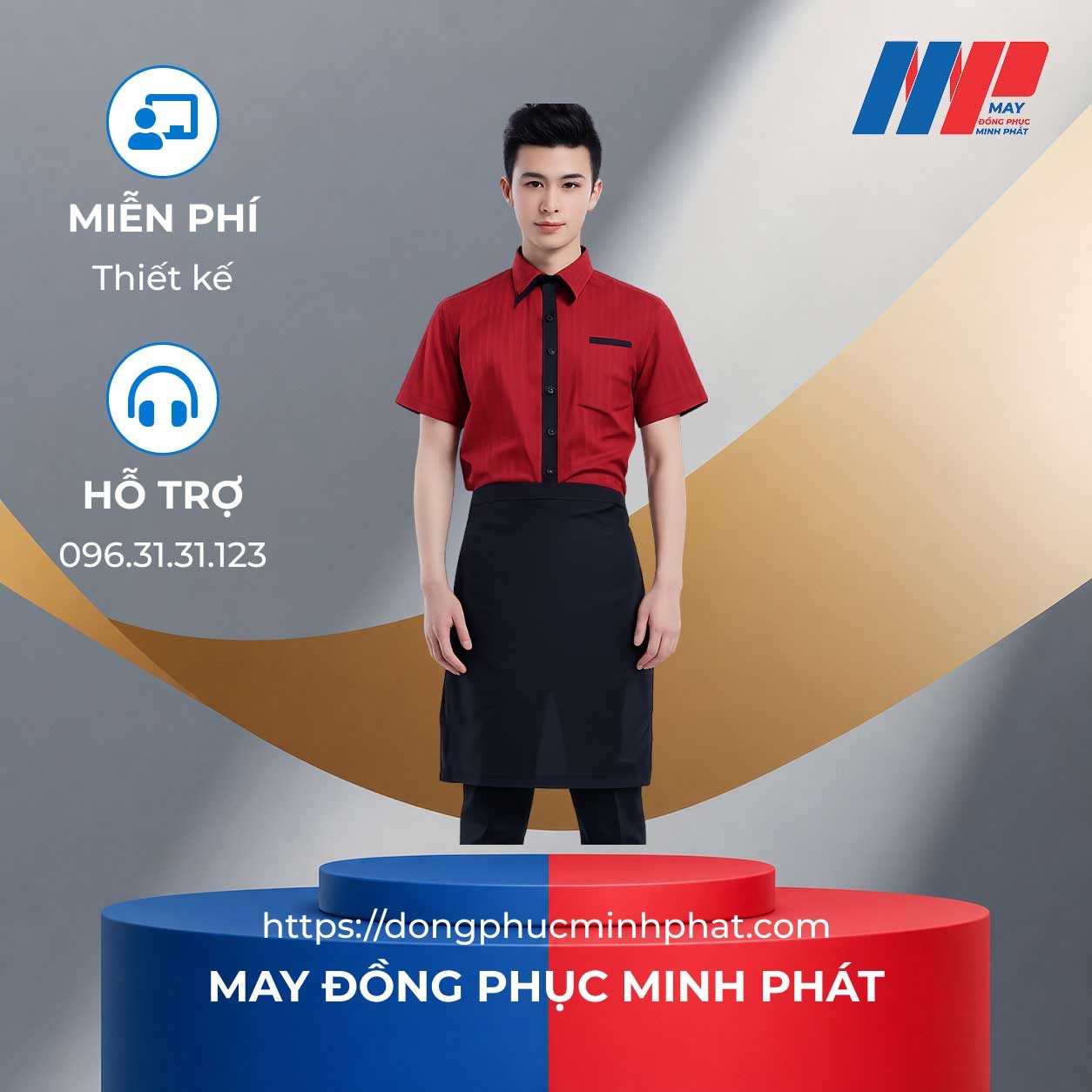 Đồng Phục Tạp Dề Mẫu số 43