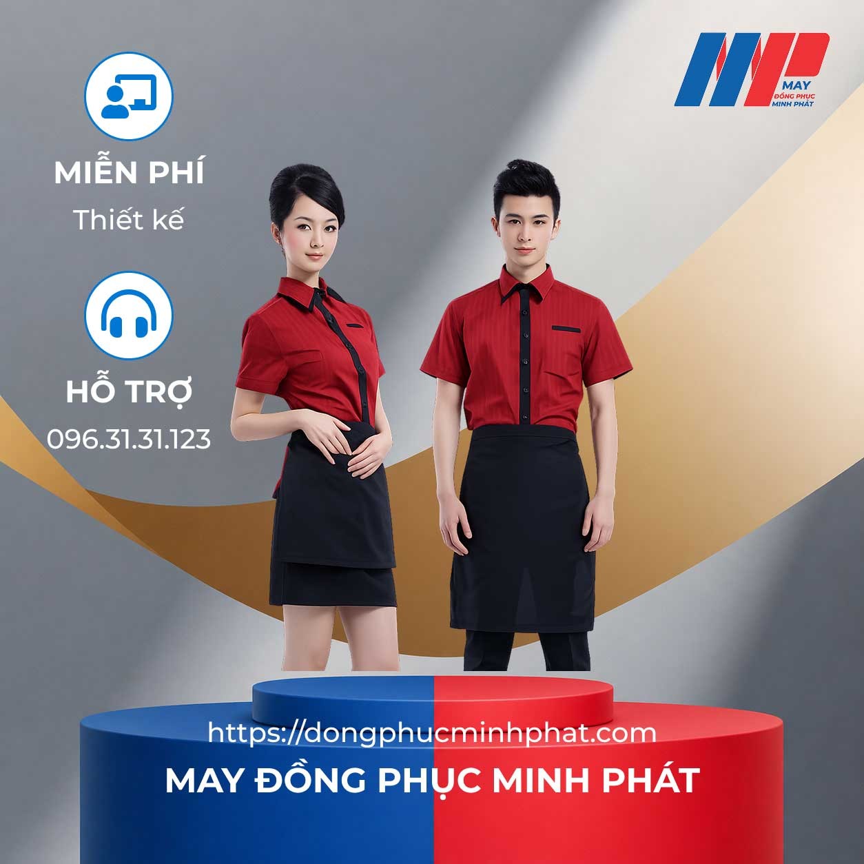 Đồng Phục Tạp Dề Mẫu số 43