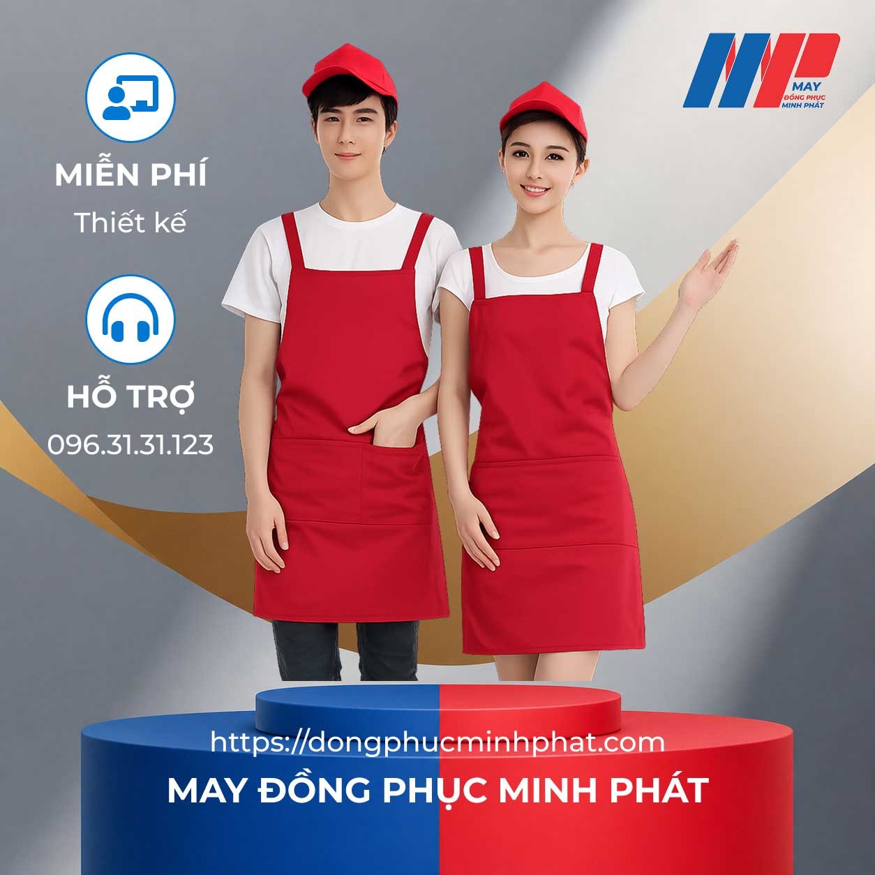 Đồng Phục Tạp Dề Mẫu số 44